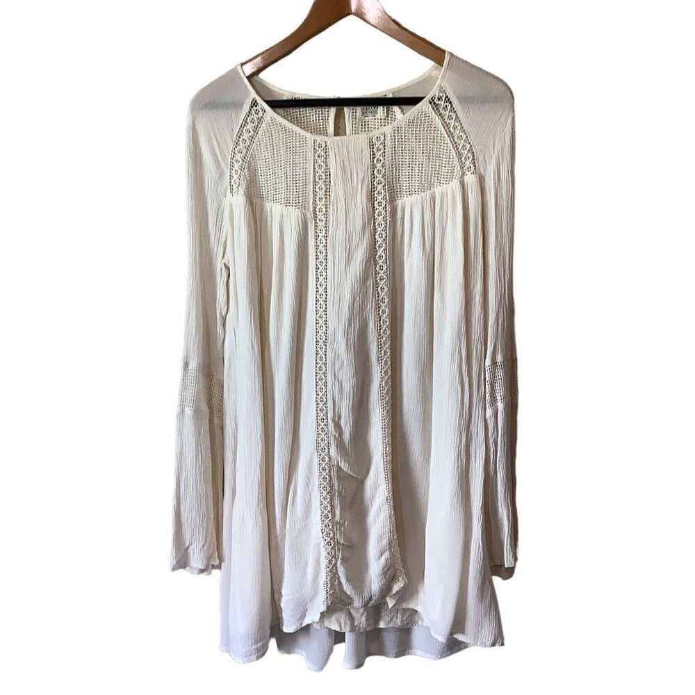 Volcom Cream Colored Boho Traffik Dress